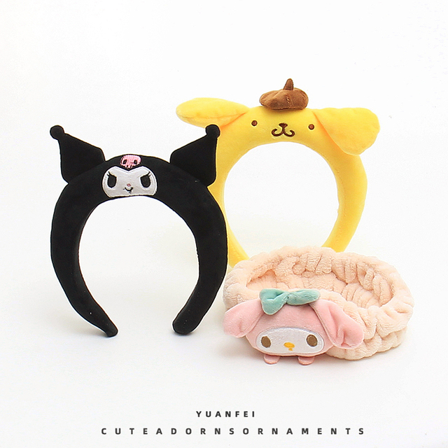 可爱玉桂狗库洛米发箍超萌洗脸化妆发带发卡网红拍照卡通头饰头箍