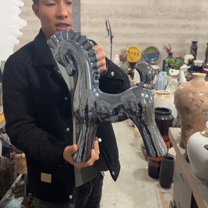 摆件高度42厘米宽度36厘米微瑕捡漏