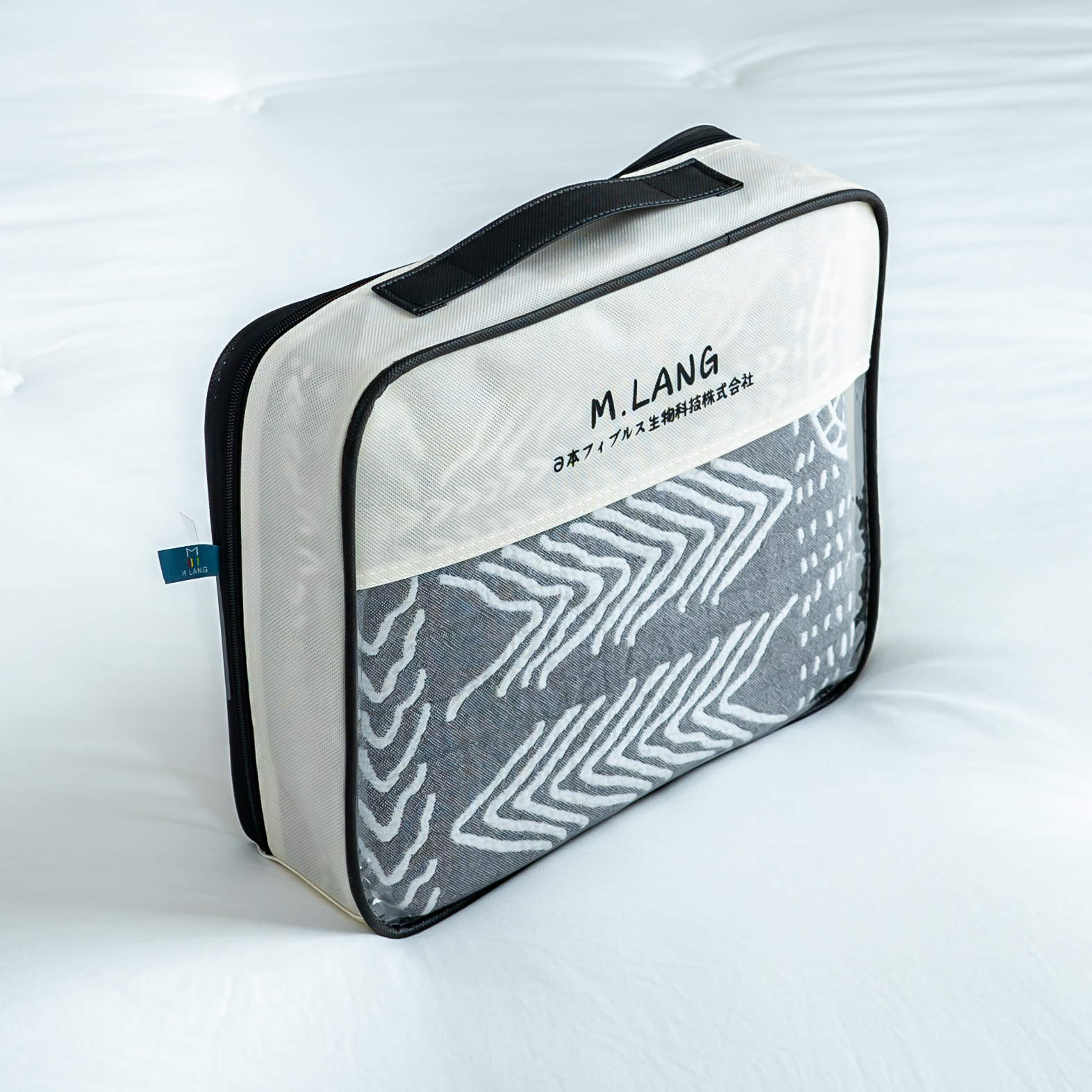 【M.LANG】纯棉纱布毛巾被150*200cm 几何系列