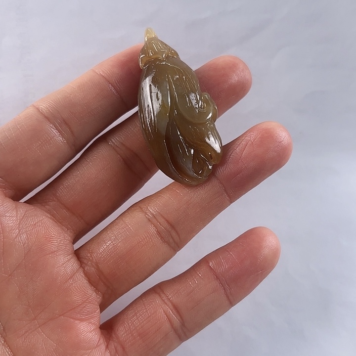 吊坠(不含链)未镶嵌和田玉喆**卐