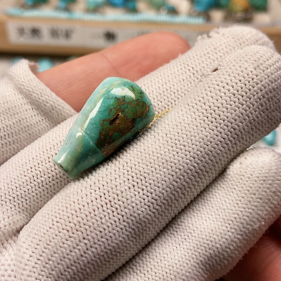 未镶嵌绿松石珠宝半成品