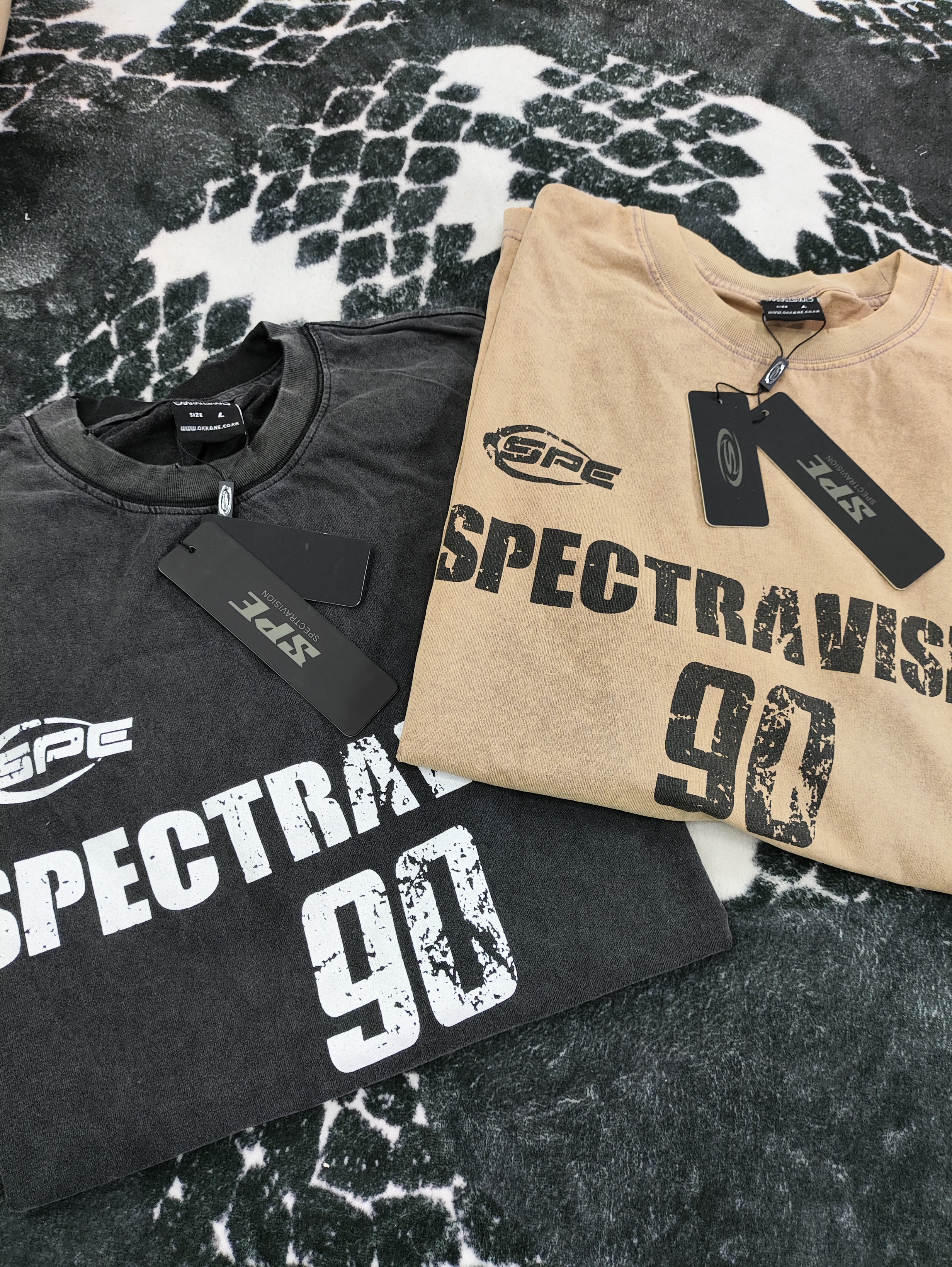 【款号5252】做旧水洗重磅大T