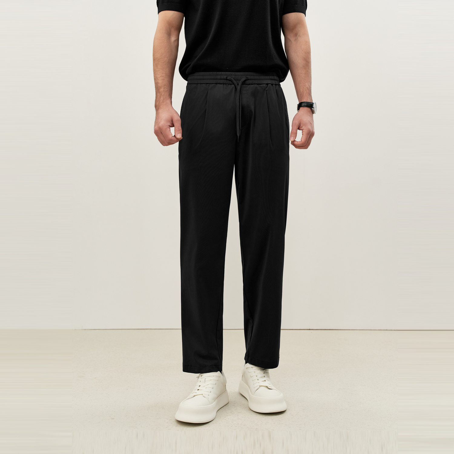 MM麦檬男装25夏新品宽松直筒舒适百搭休闲裤9F5150811