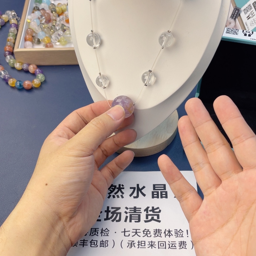 手链水晶银S925镶嵌