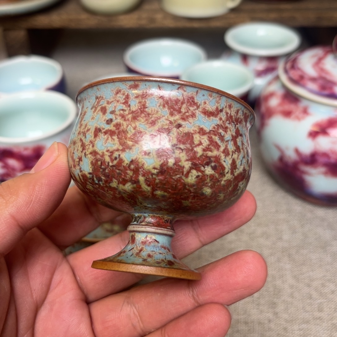 世***常钧瓷手工制作烧制的