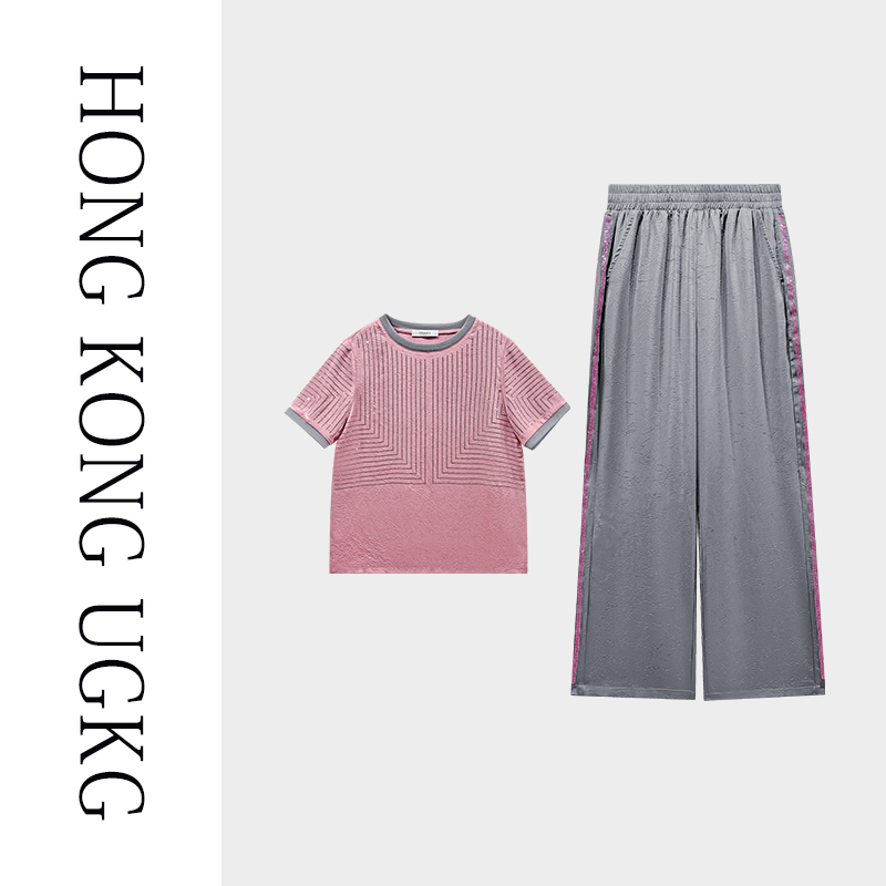 香港UG&KG-春兰秋菊时尚休闲运动套装-73252ZH345