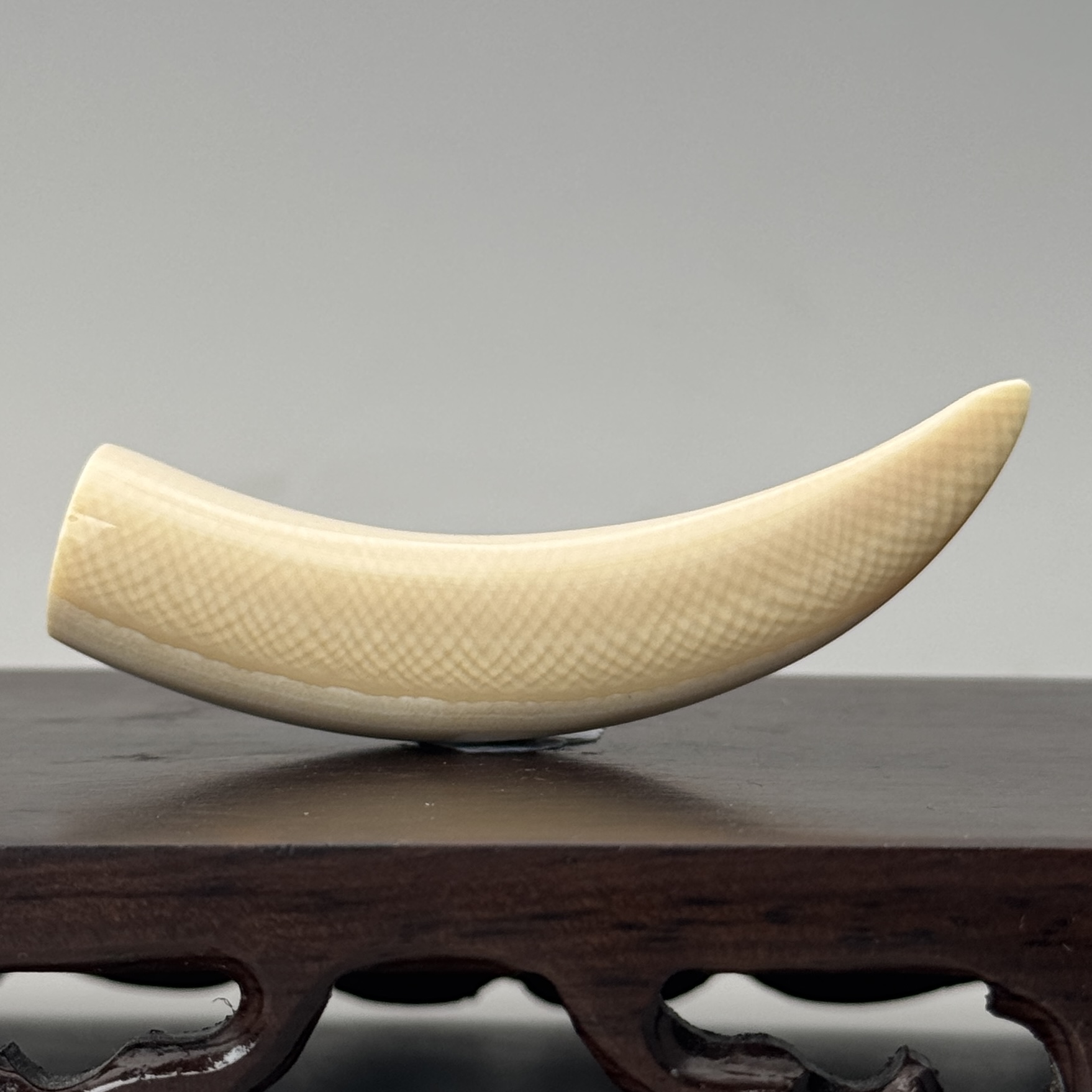 DEZHI/德志65*17*13mm13.3g牙尖吊坠天然猛犸牙C419