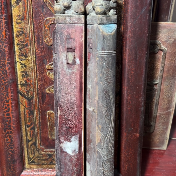 谭***～木木雕工艺品摆件