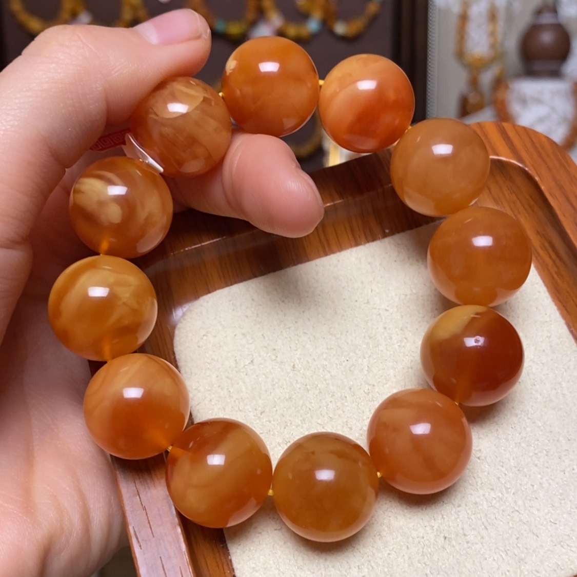 【闪购商品】手链蜜蜡未镶嵌手串