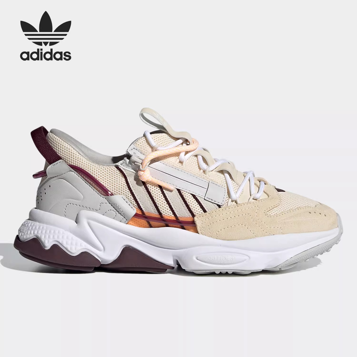 Adidas/阿迪达斯正品三叶草OZWEEGO女子休闲复古老爹运动鞋GZ2642