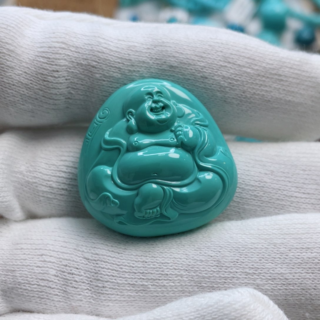 绿松石珠宝奇石未镶嵌