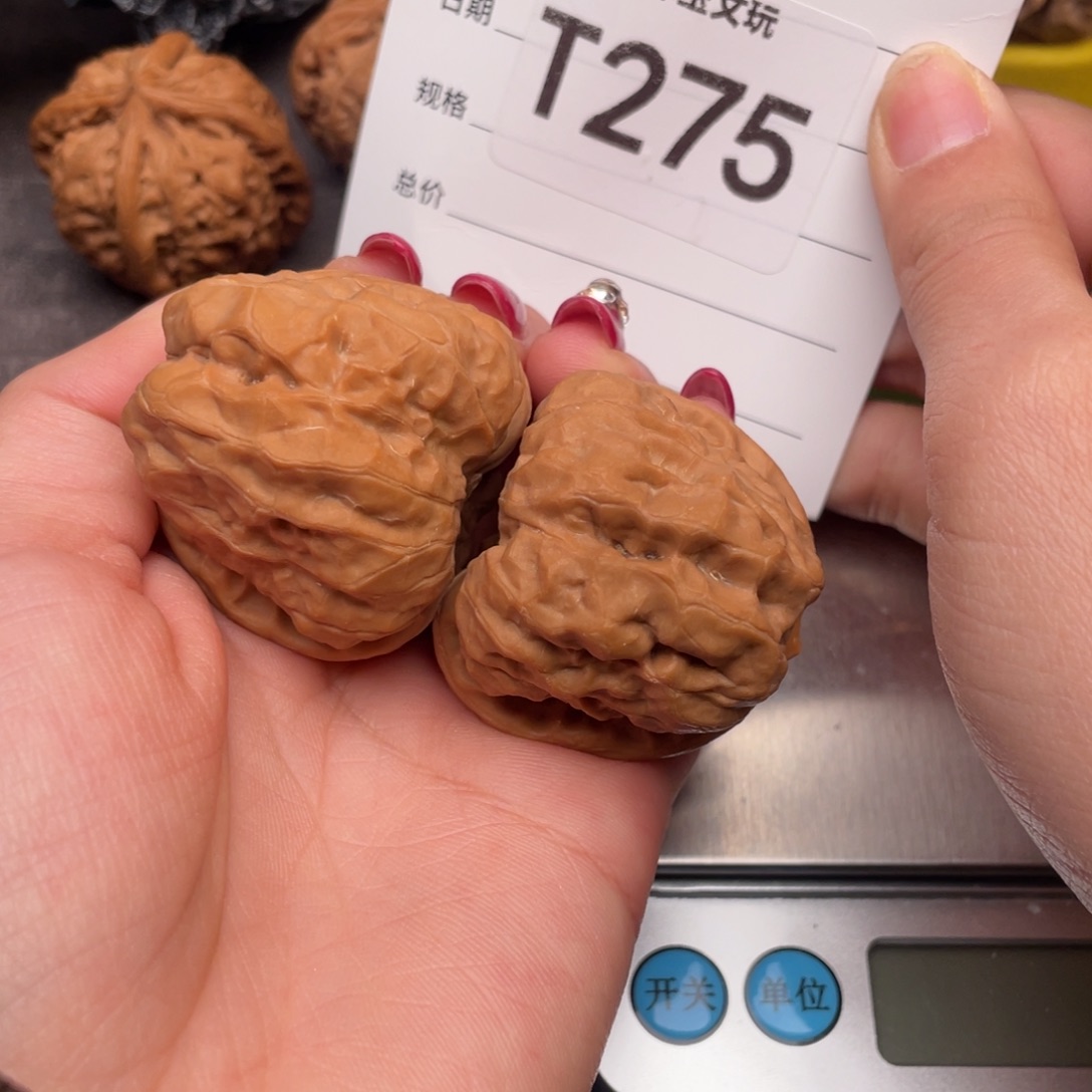 吊坠文玩核桃384334开背