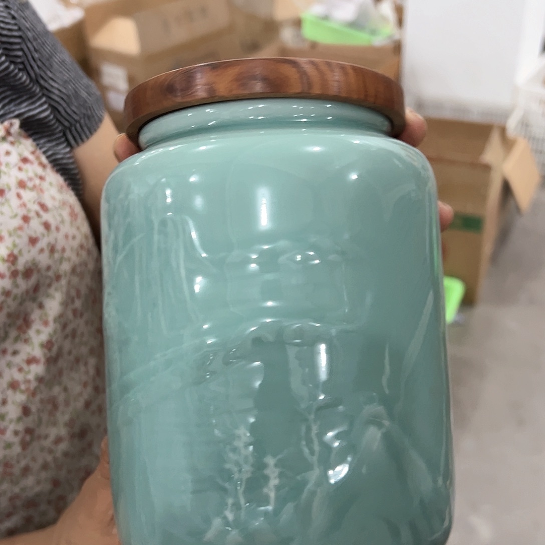 龙泉云间青瓷小米茶器