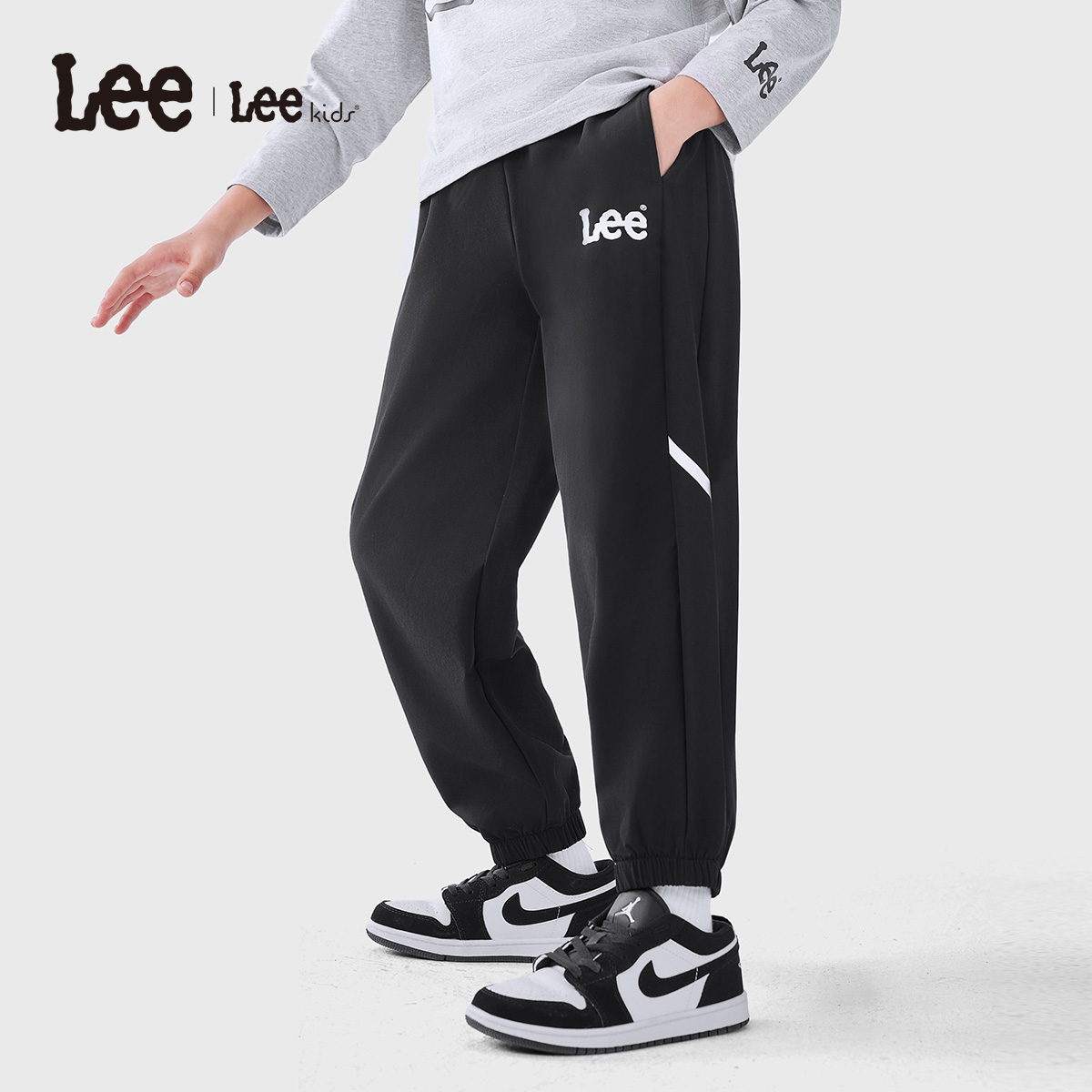 Lee儿童针织休闲裤春季潮流吸汗透气防蚊休闲裤长裤LK5X1SUB0316