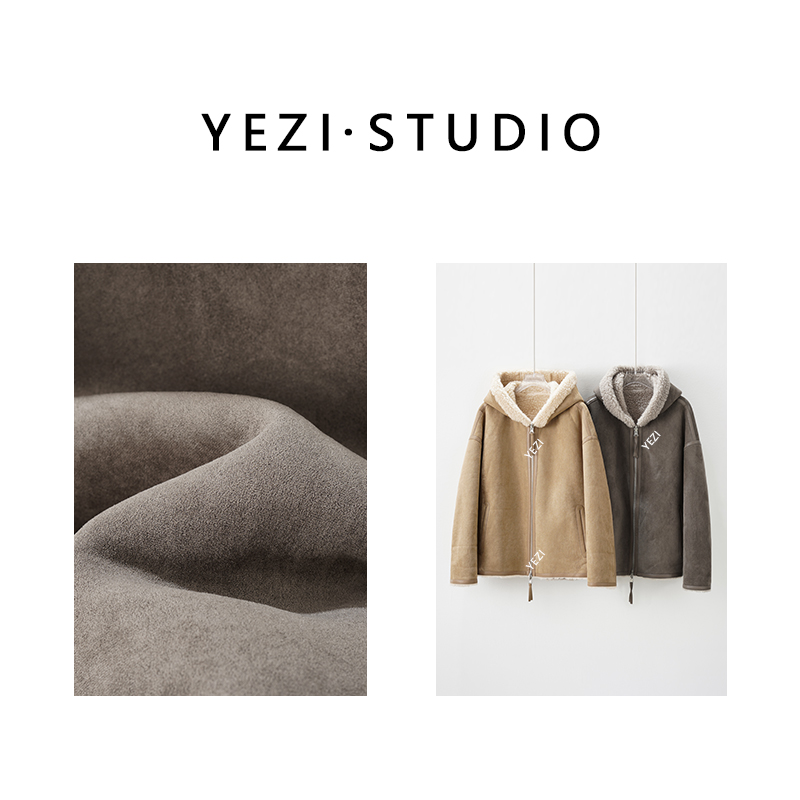 【城市游猎】复古两面穿加厚保暖连帽毛毛外套25410007