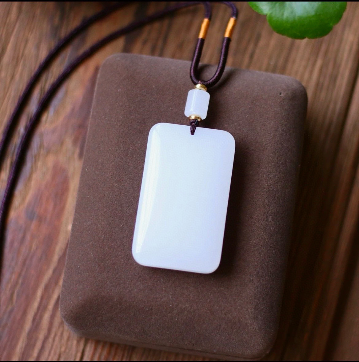 【30*45mm正品保真】新疆天然玉石金丝玉平安无事牌百搭吊坠挂件