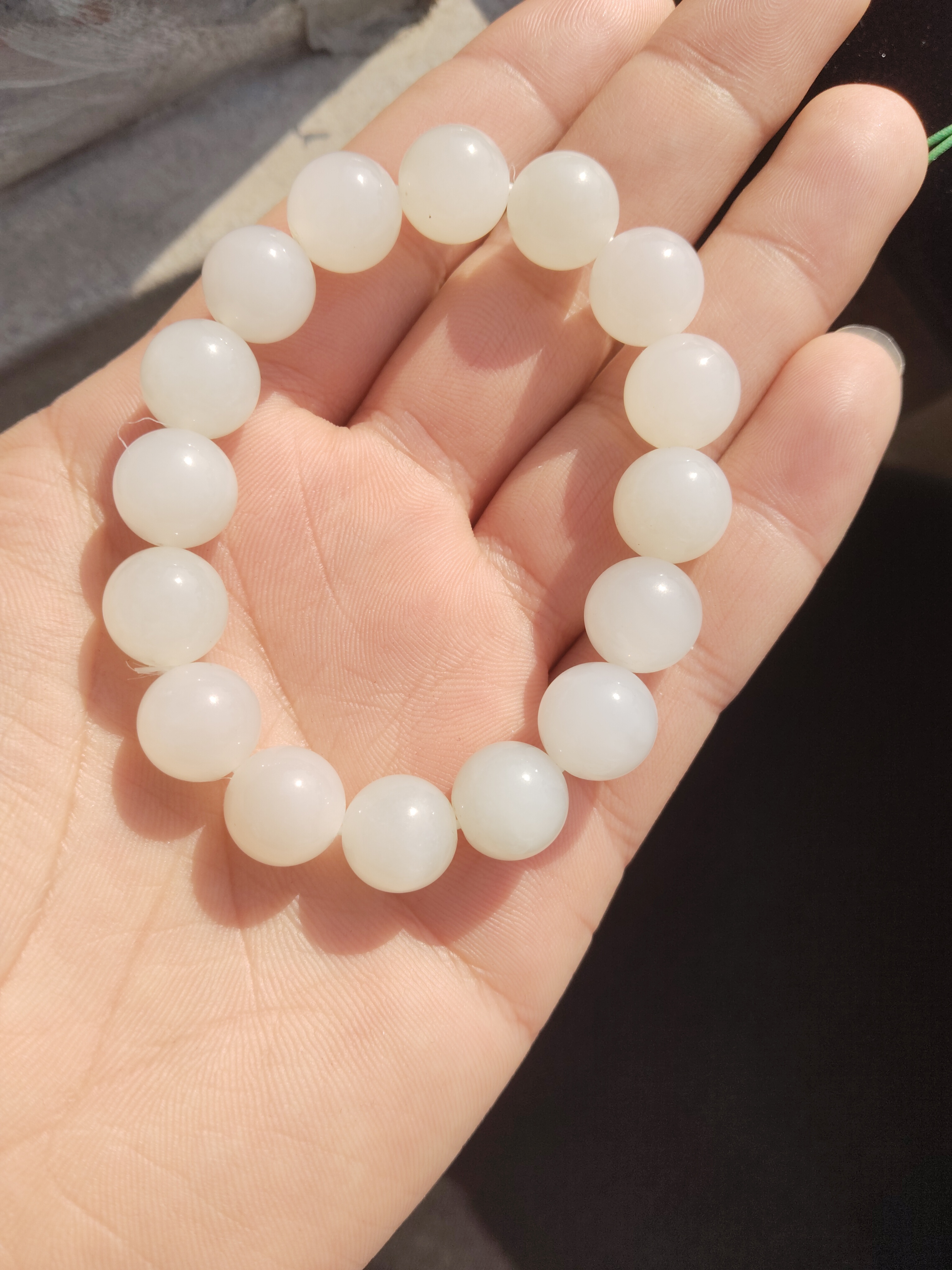 高端和田玉未镶嵌手串