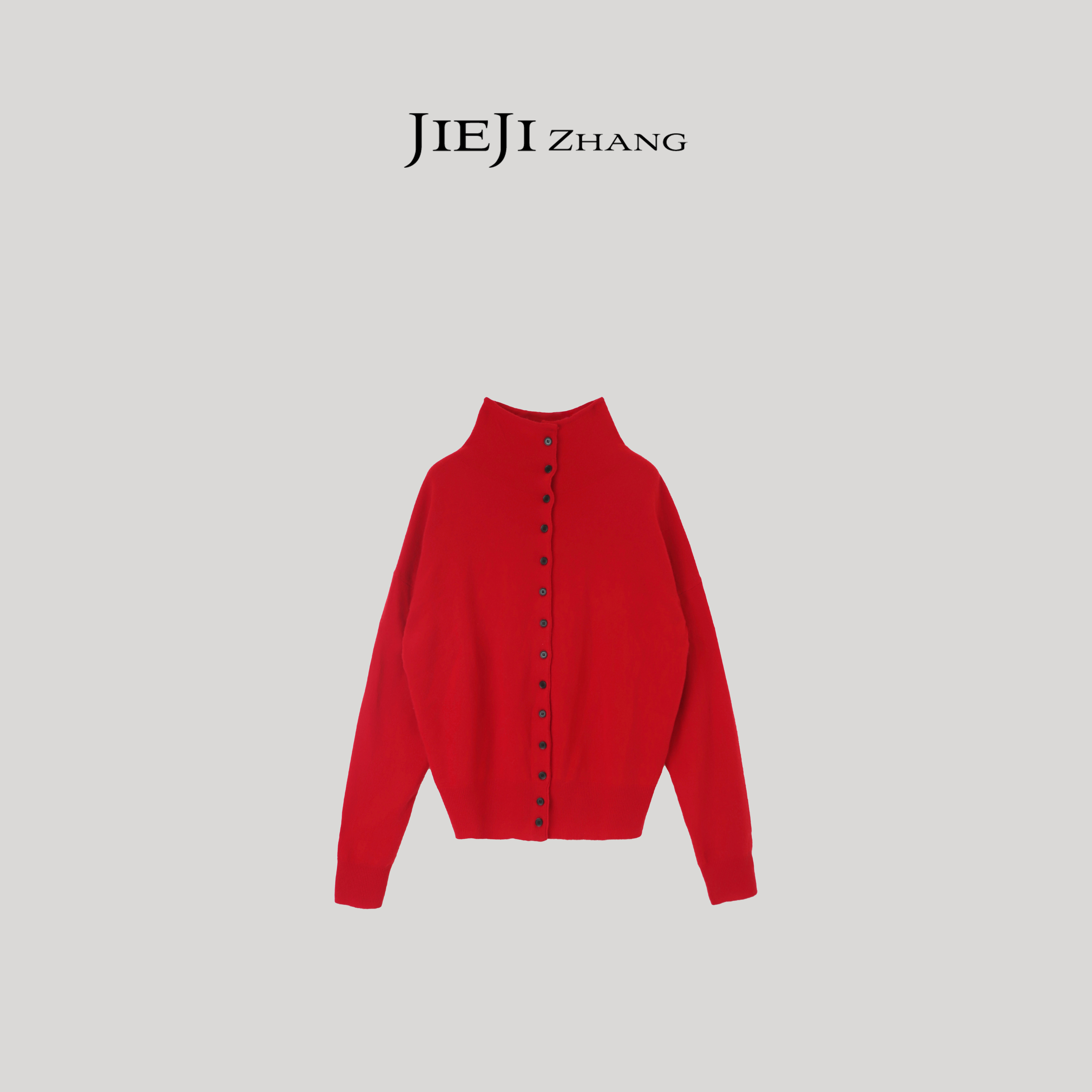 【JIEJI ZHANG】100羊毛高级定制秋冬时尚百搭毛衫351527