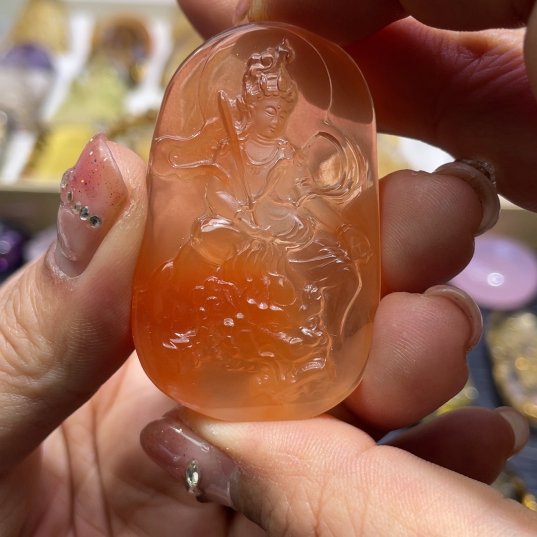 水晶颈饰未镶嵌定制