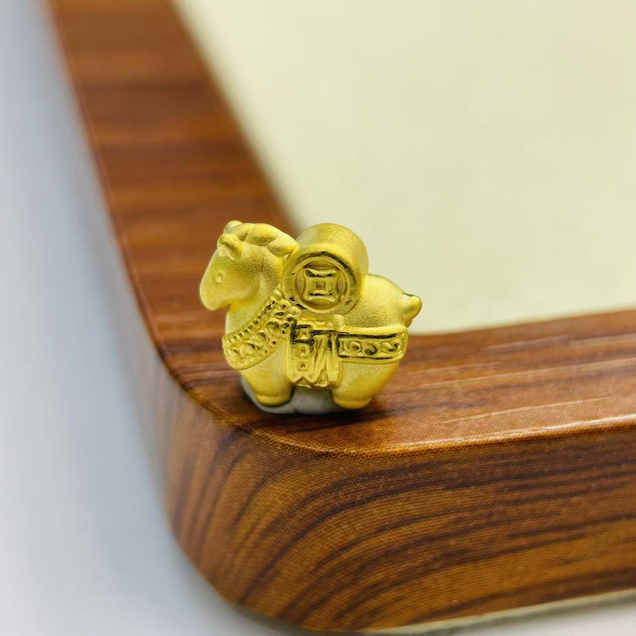 顺鑫黄金足金999马上有钱转运珠DP2700-01020