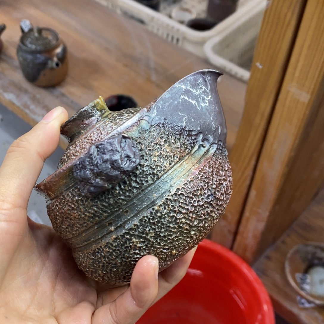 陶园柴烧，精品高货。 860瑕疵