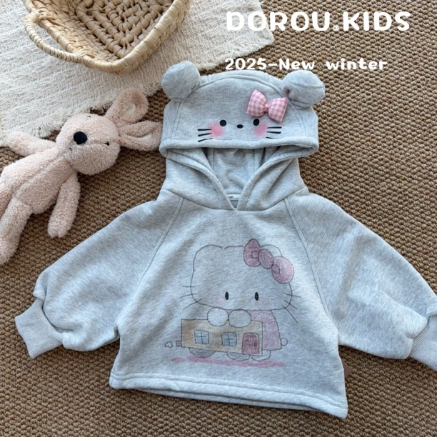 【NO退NO换】三个院·2025初冬 灰色连帽卫衣 SGY9010