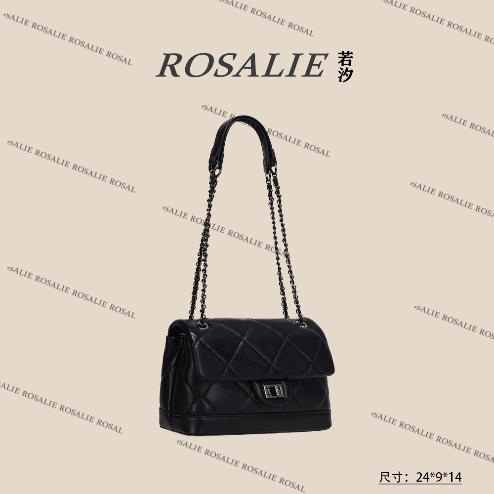 【若汐Rosalie】GQ-2971-黑色轻奢时尚气质百搭女士包包