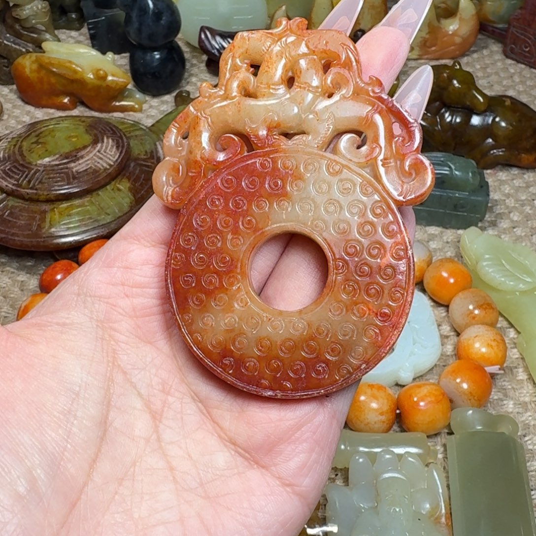 白玉菩提吊坠挂件