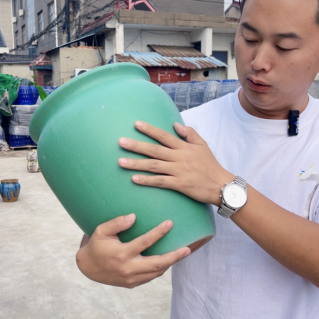 紫砂花盆王嫂花盆直播0524-197高33口25