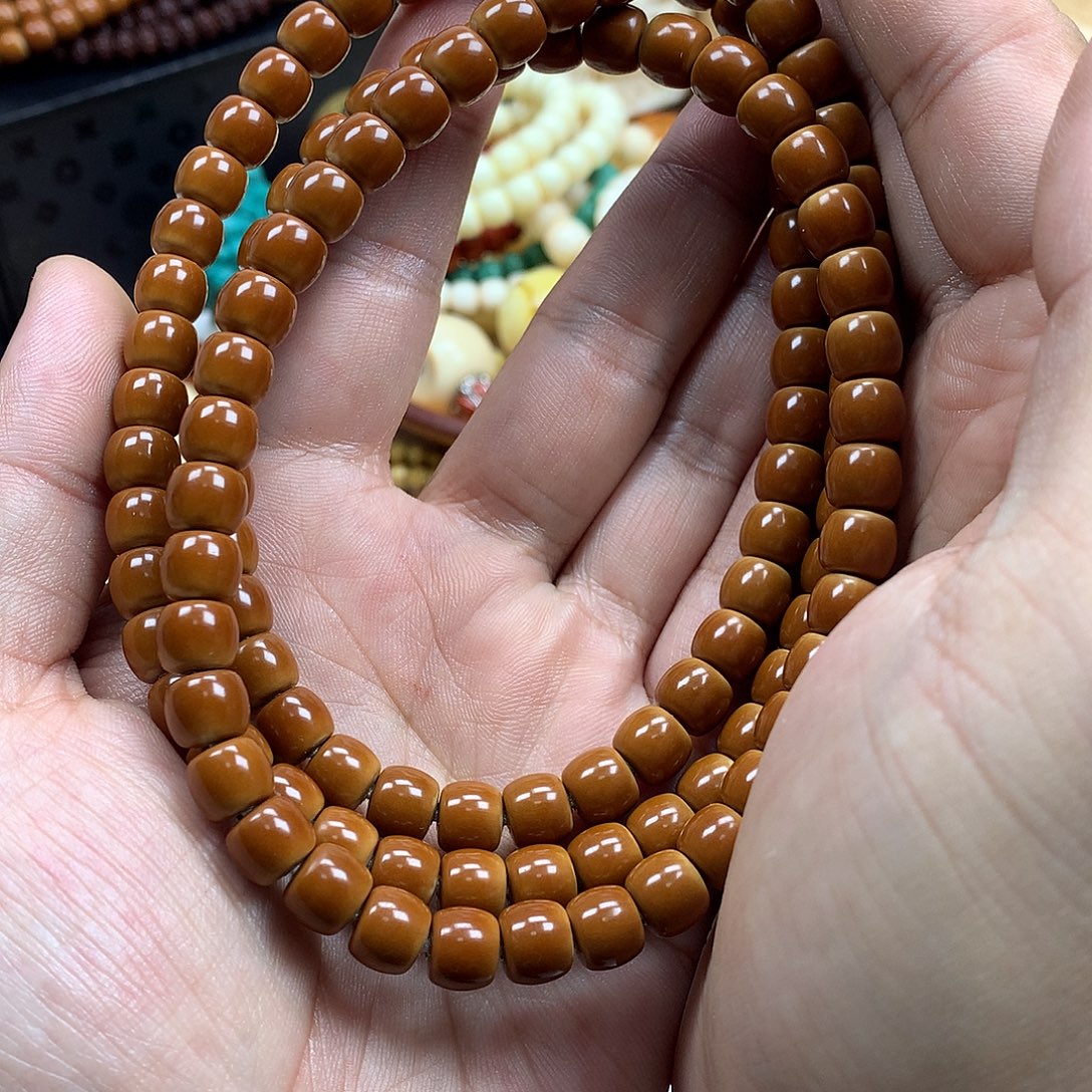 一***人橄榄核手串三通系列