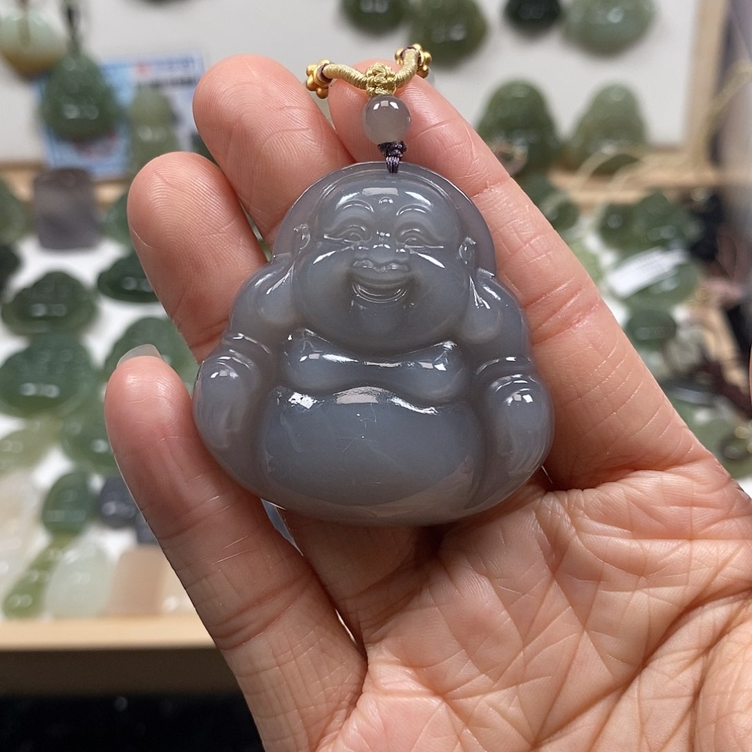 和田玉挂件未镶嵌卡45