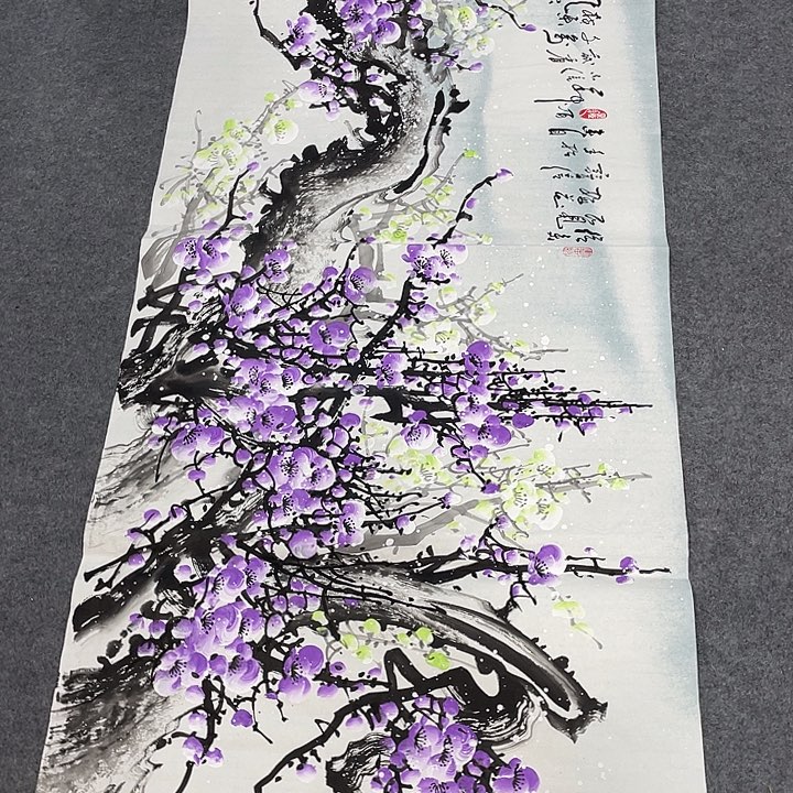 国画今天上午国画作品展示