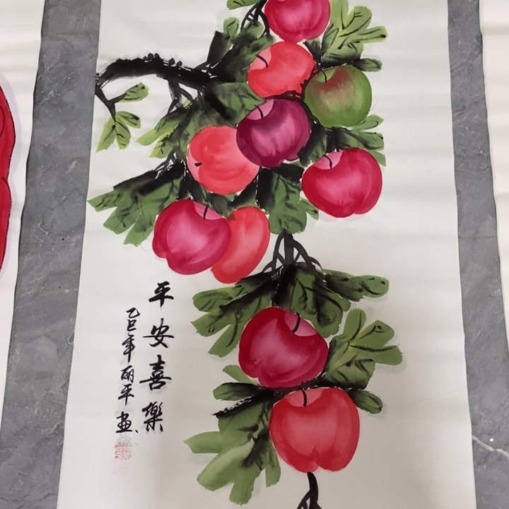 枕书斋画廊的直播间