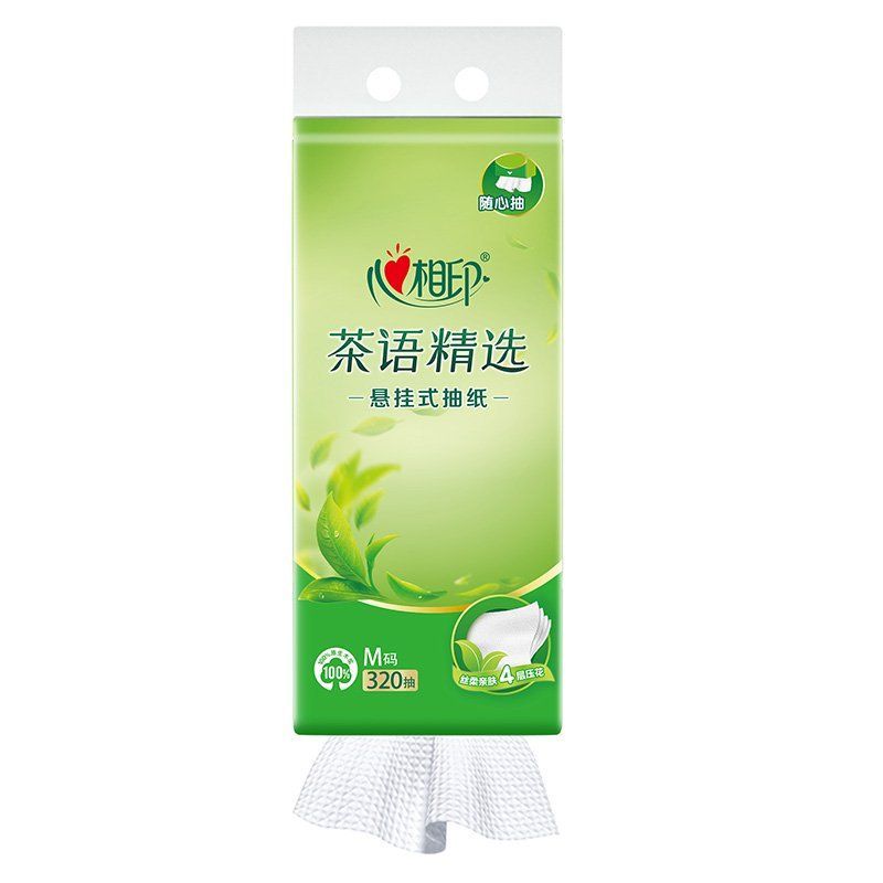 心相印悬挂式抽纸320抽*4提