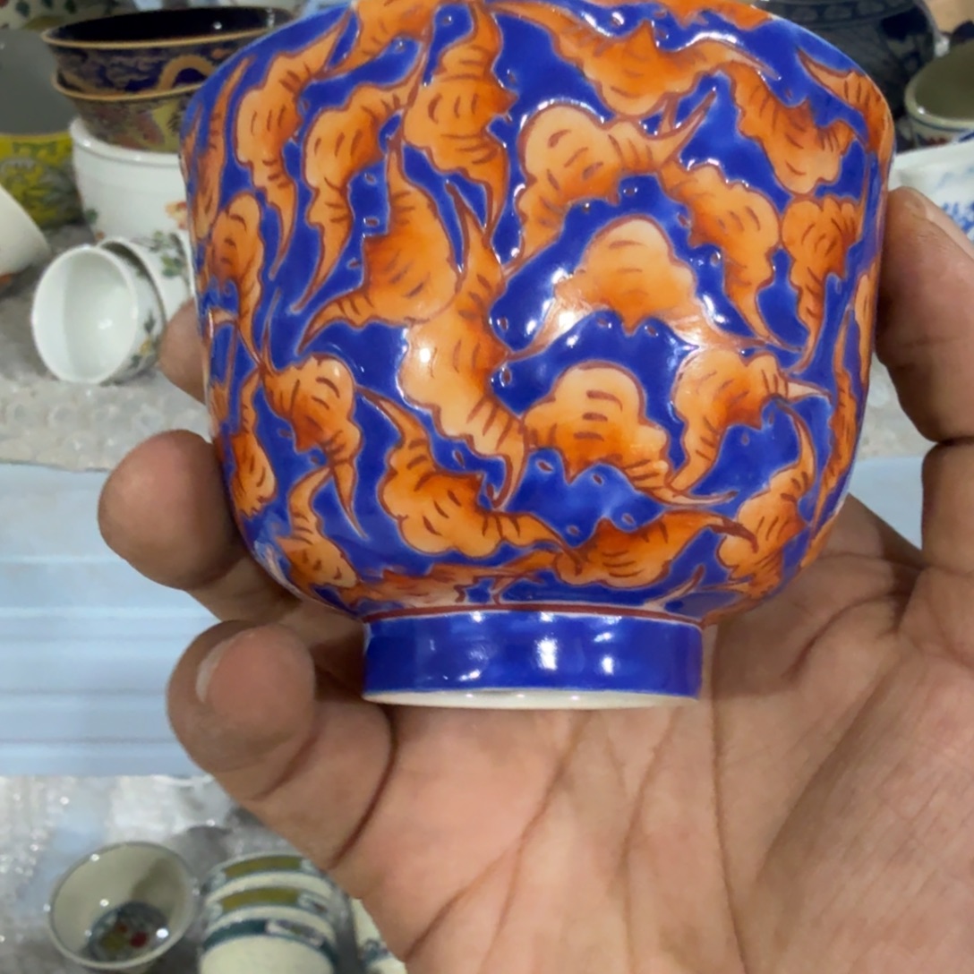 瓷片摆件的事情是在做自己