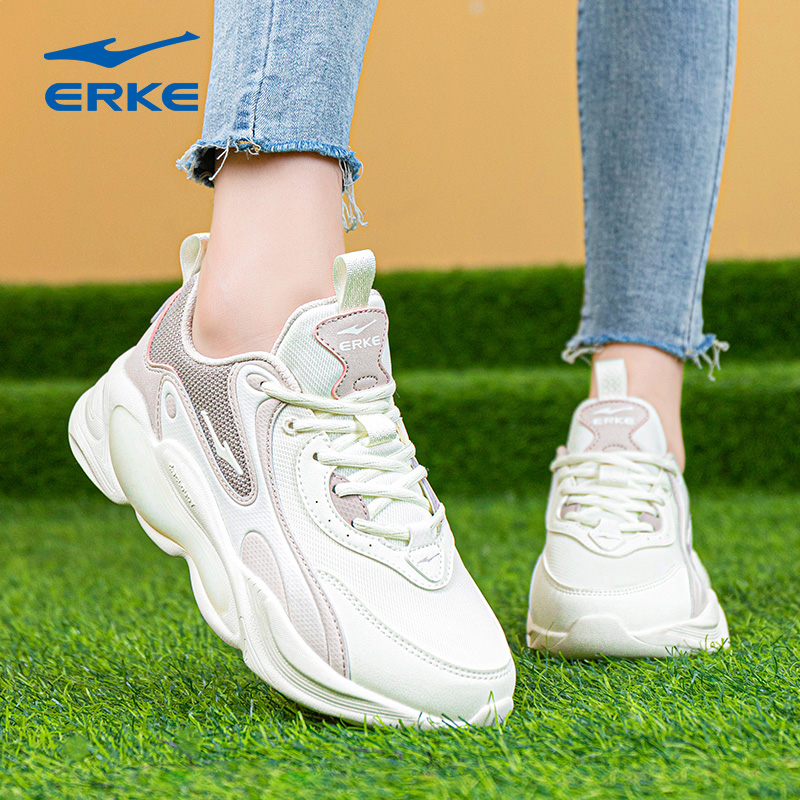 鸿星尔克女鞋运动鞋子女款爆款2025新款秋冬百搭跑步鞋户外休闲鞋