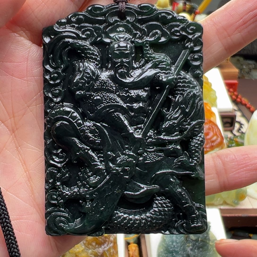 岫玉未镶嵌挂件挂件