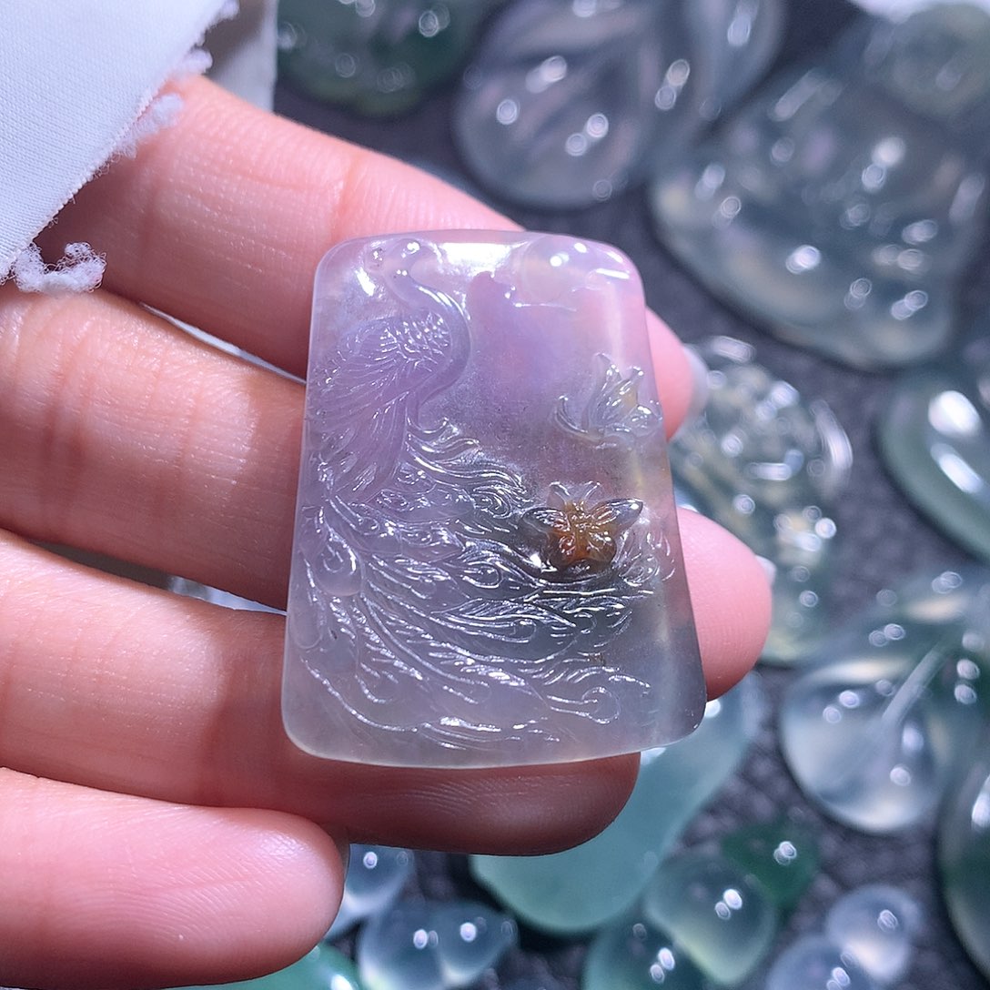 【闪购商品】翡翠未镶嵌颈饰牌