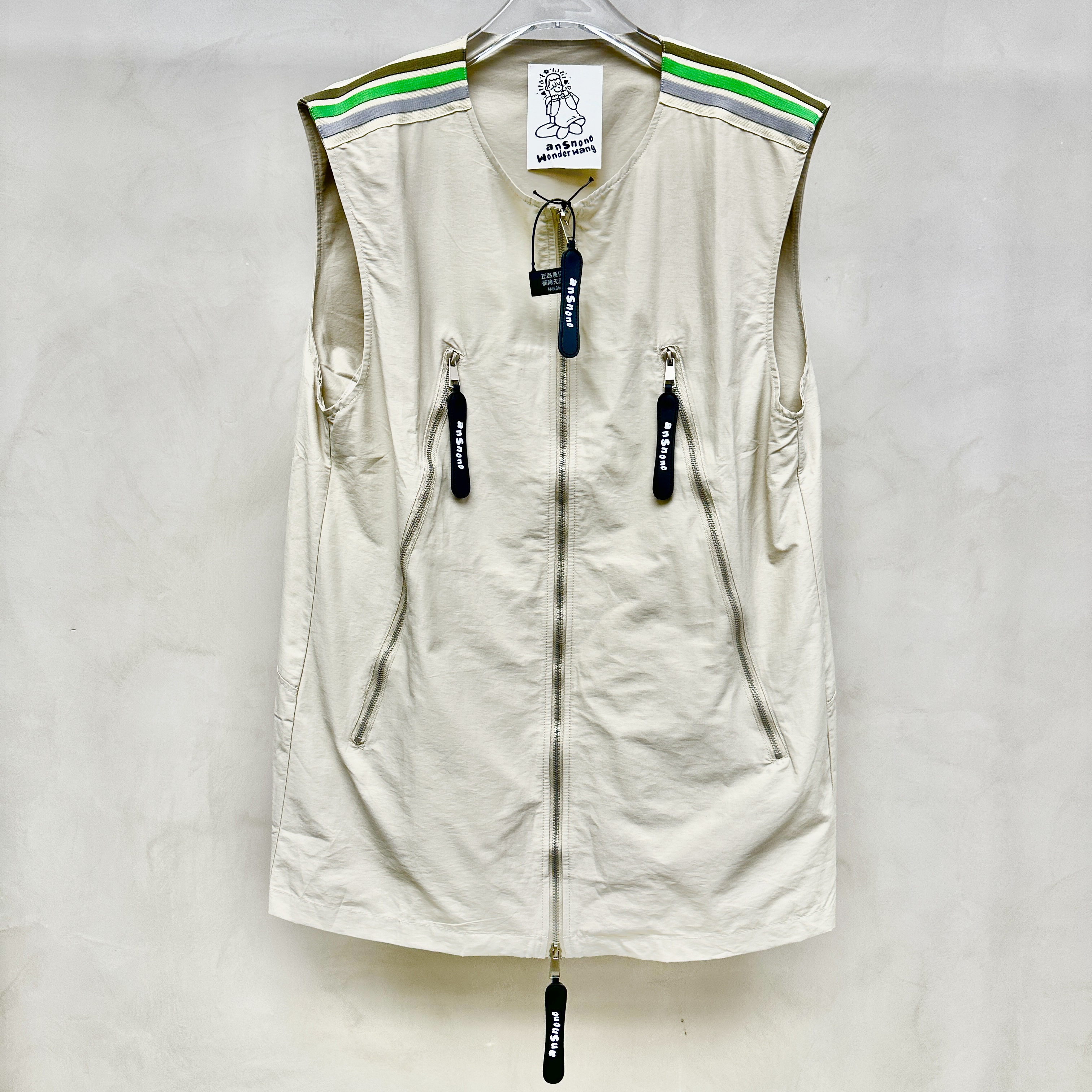 AN9.Studio︱小众设计师品牌长款马甲A058