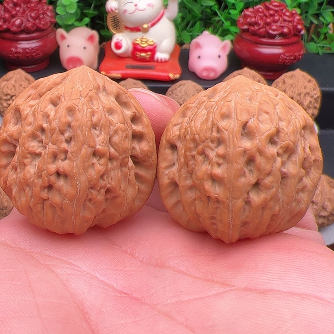 文玩核桃把件正版原平台平谷铁锤，尺寸36.5