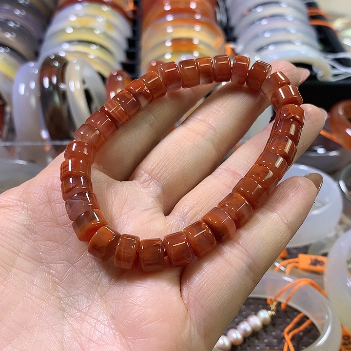 简***店玛瑙/玉髓未镶嵌手串