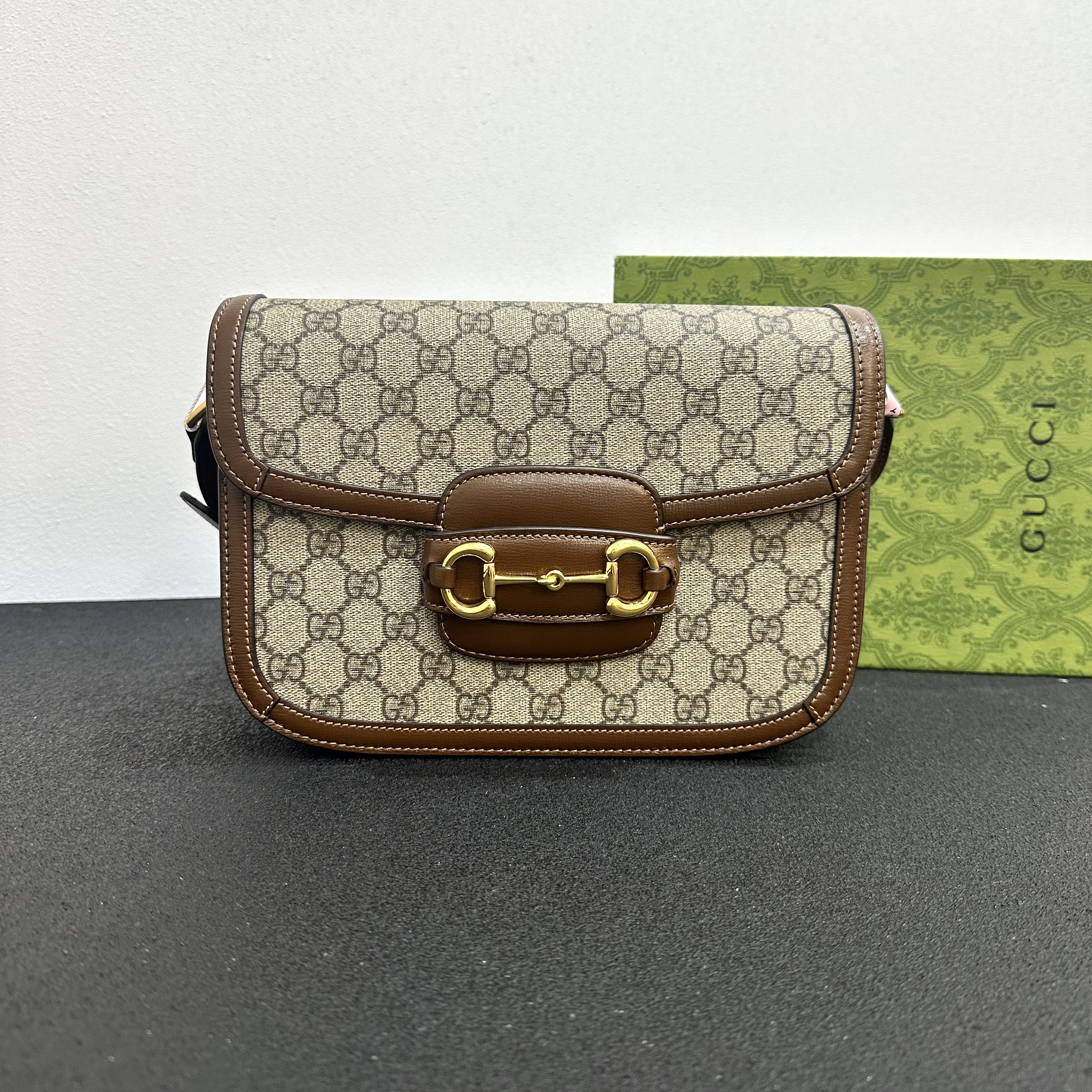 未使用 GUCCI/古驰 壹所奢品GUCCI 1955马鞍中号 闲置 双12晴