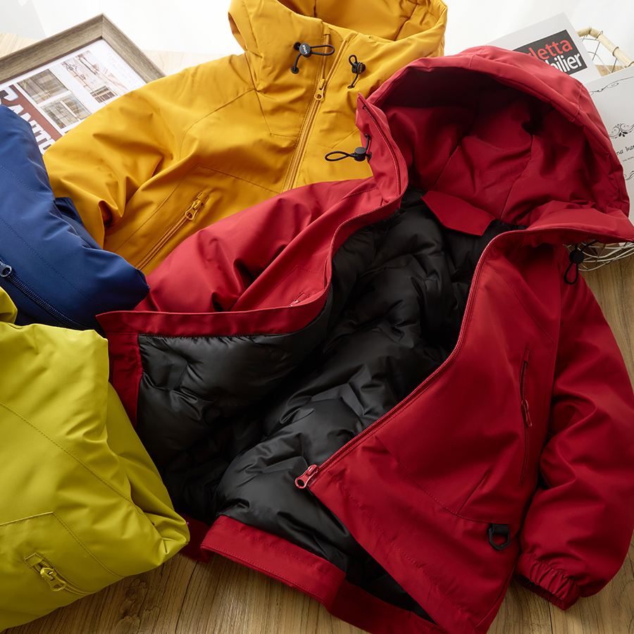 儿童棉服外套2025冬装新款男童加厚防风棉袄中大童连帽上衣2468