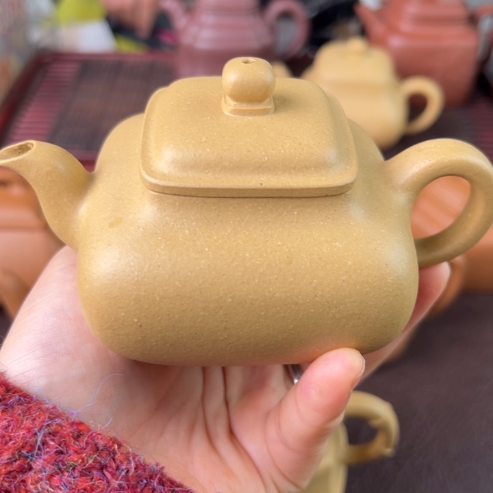 郑***杰紫砂茶壶本绿传炉微瑕