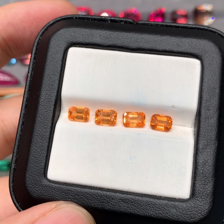 石榴石（芬达石）裸石未镶嵌80分 精品芬达