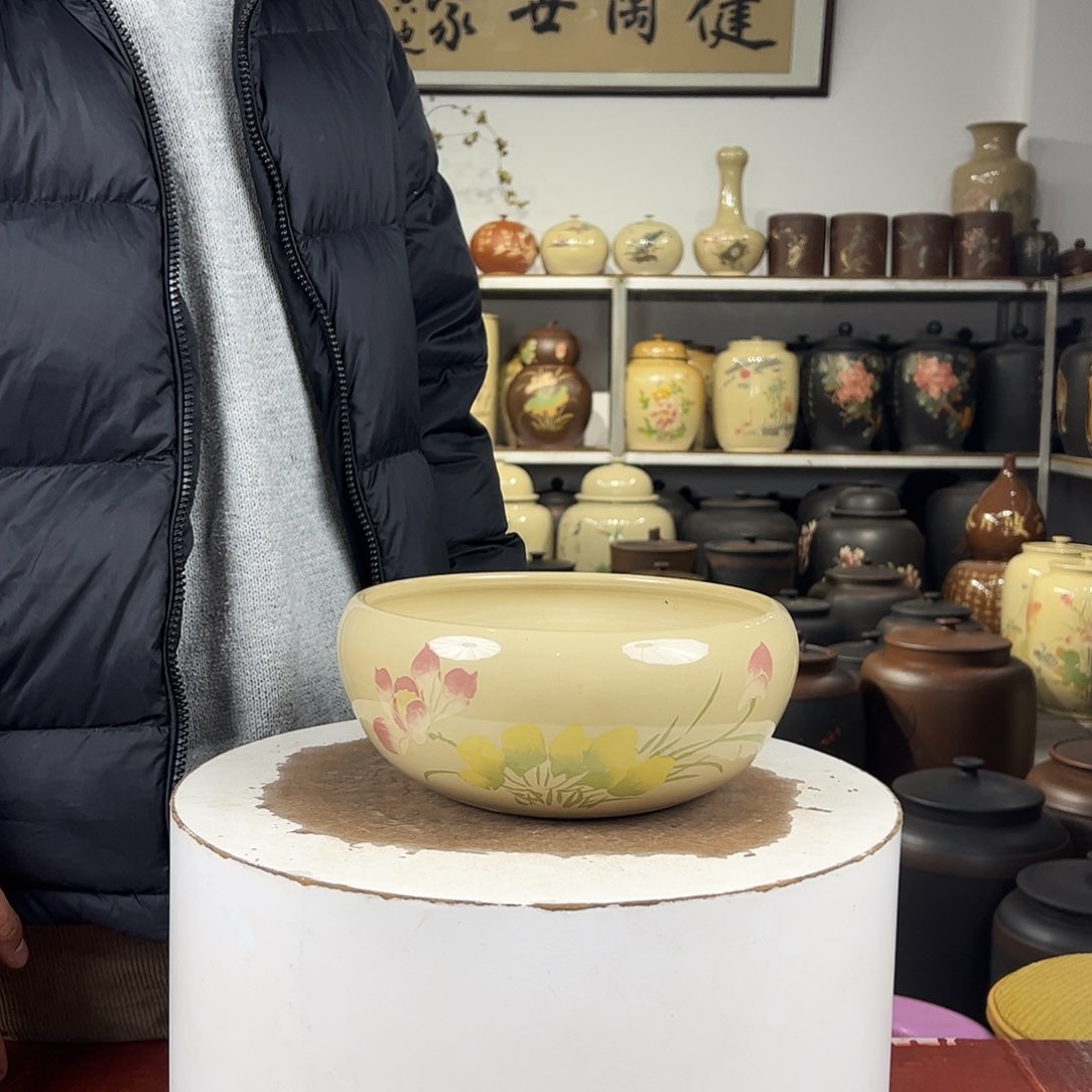 白泥水洗阴刻阳填纯手工