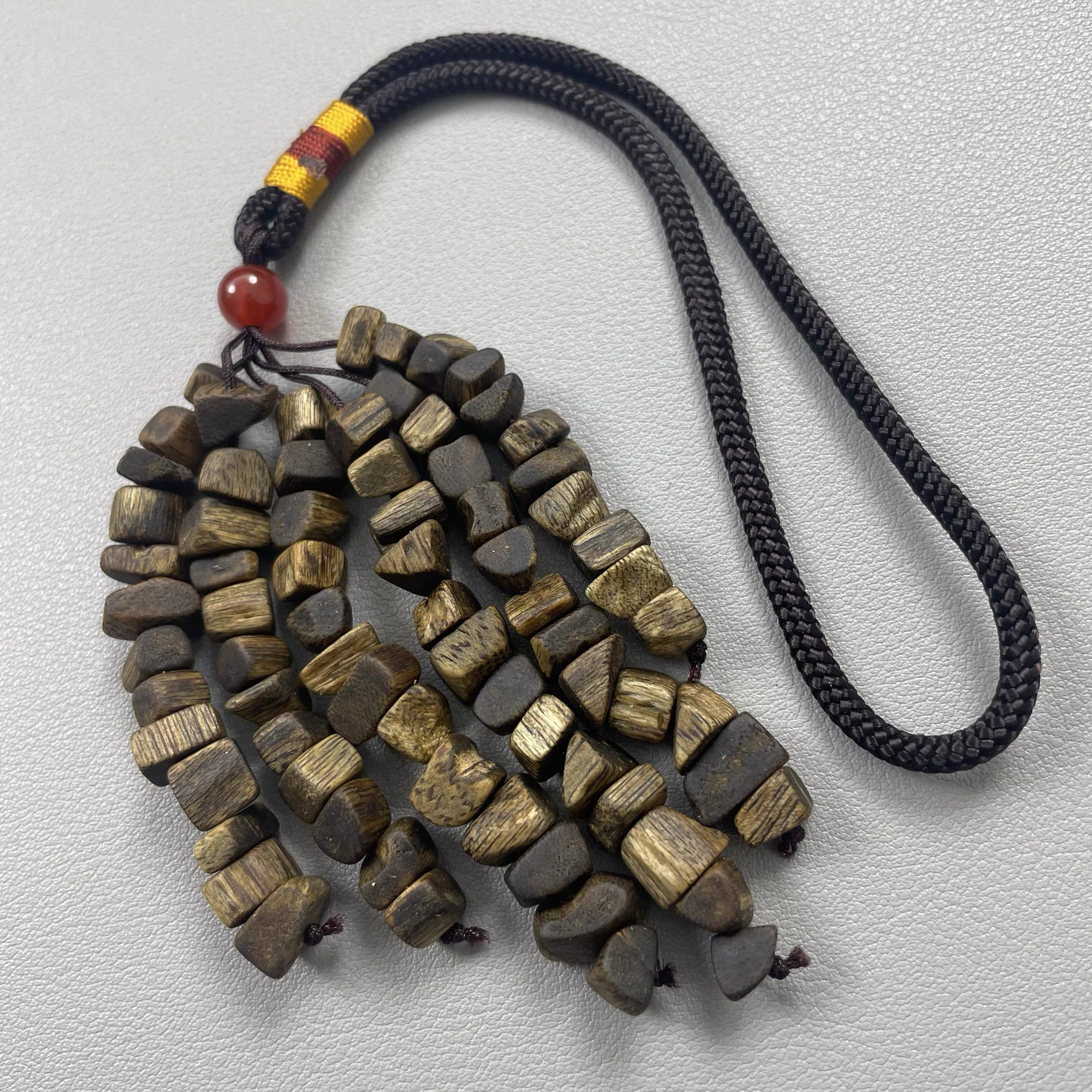 海南奇楠沉香白棋车挂 多样性发一