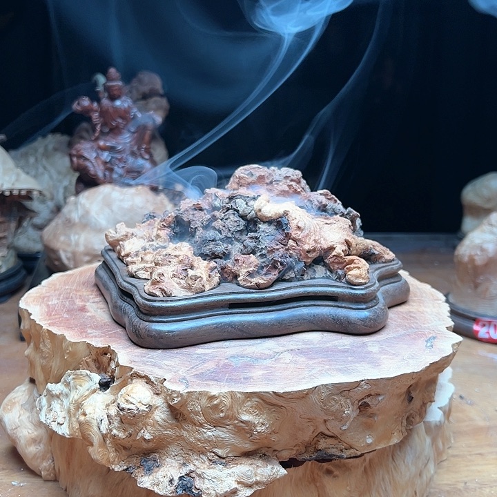 荔枝木留*、荔枝木随型香炉