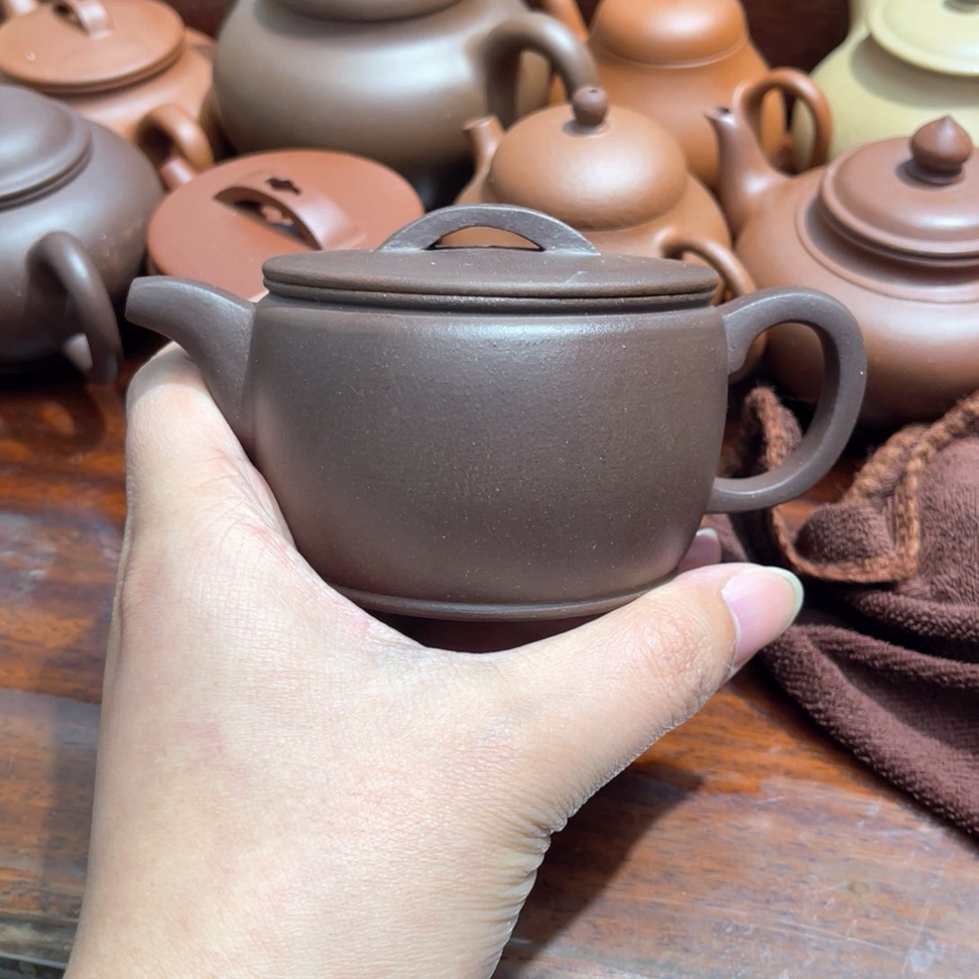紫砂茶壶天青泥汉瓦180cc