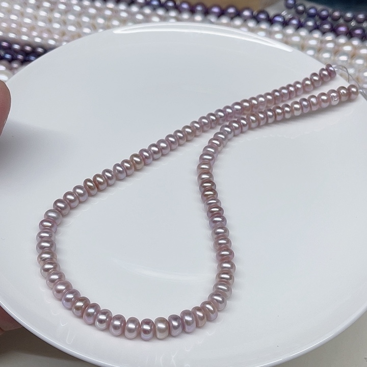 淡水珍珠项链合金